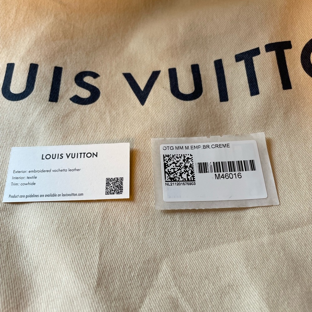 SOLD Louis Vuitton Onthego MM - Crème/Black - NEW - Picture 11 of 16